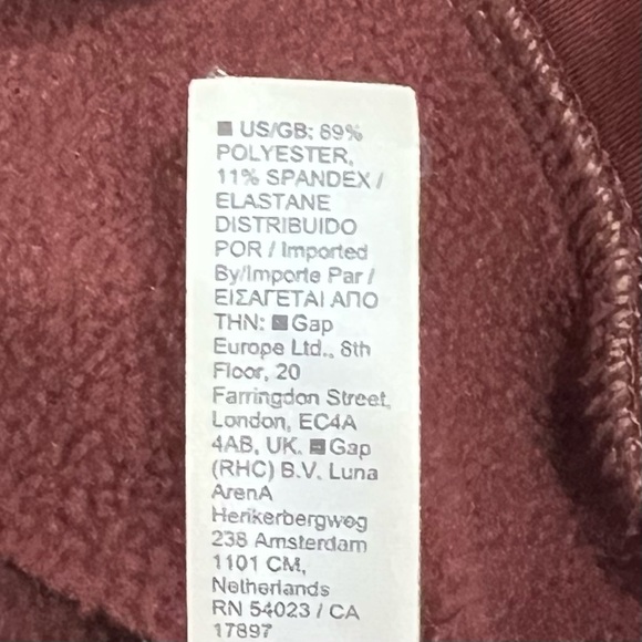 Athleta Half Zip Altitude Polartec Fleece Crop Mock Neck Sweatshirt Rust - Picture 15 of 15